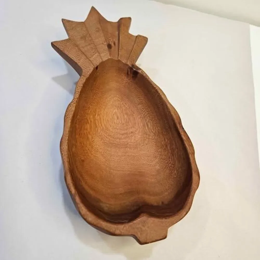 Wooden Pineapple Bowl